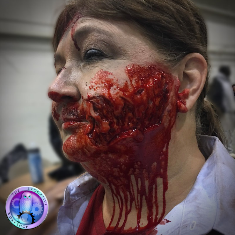 Make up   Moulage_GCPGA Female Face Laceration