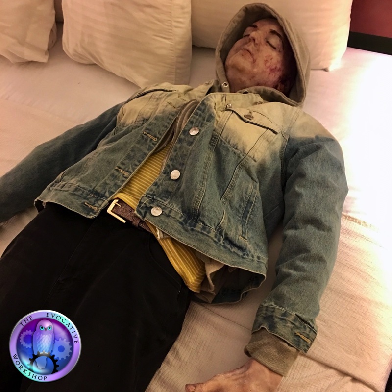 Puppet   Blow the Man Down   Dead Dee 2 Floater BTS_Corpse on Bed